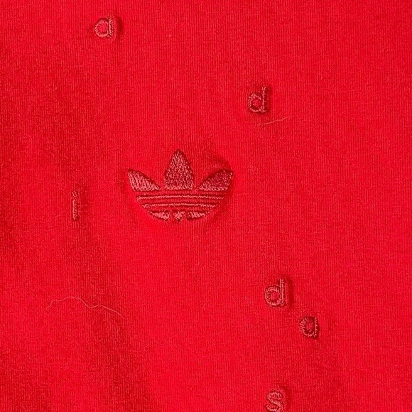 ADIDAS x Danielle Cathari Collaboration Red Long Sleeve Jersey Sz Small Blocore - Picture 5 of 10